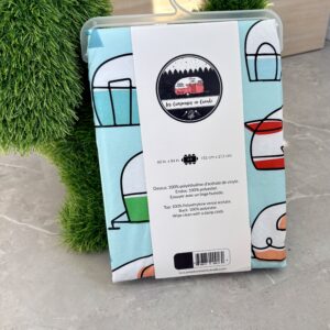 Nappe en vinyle au revers flanelle